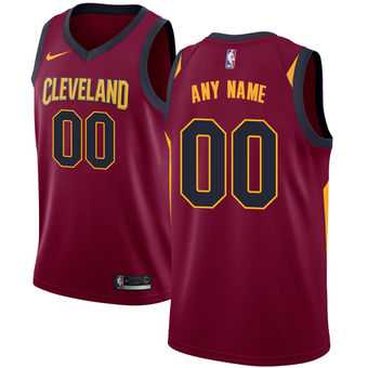 Men & Youth Customized Cleveland Cavaliers Nike Maroon Swingman Icon Edition Jersey->customized nba jersey->Custom Jersey
